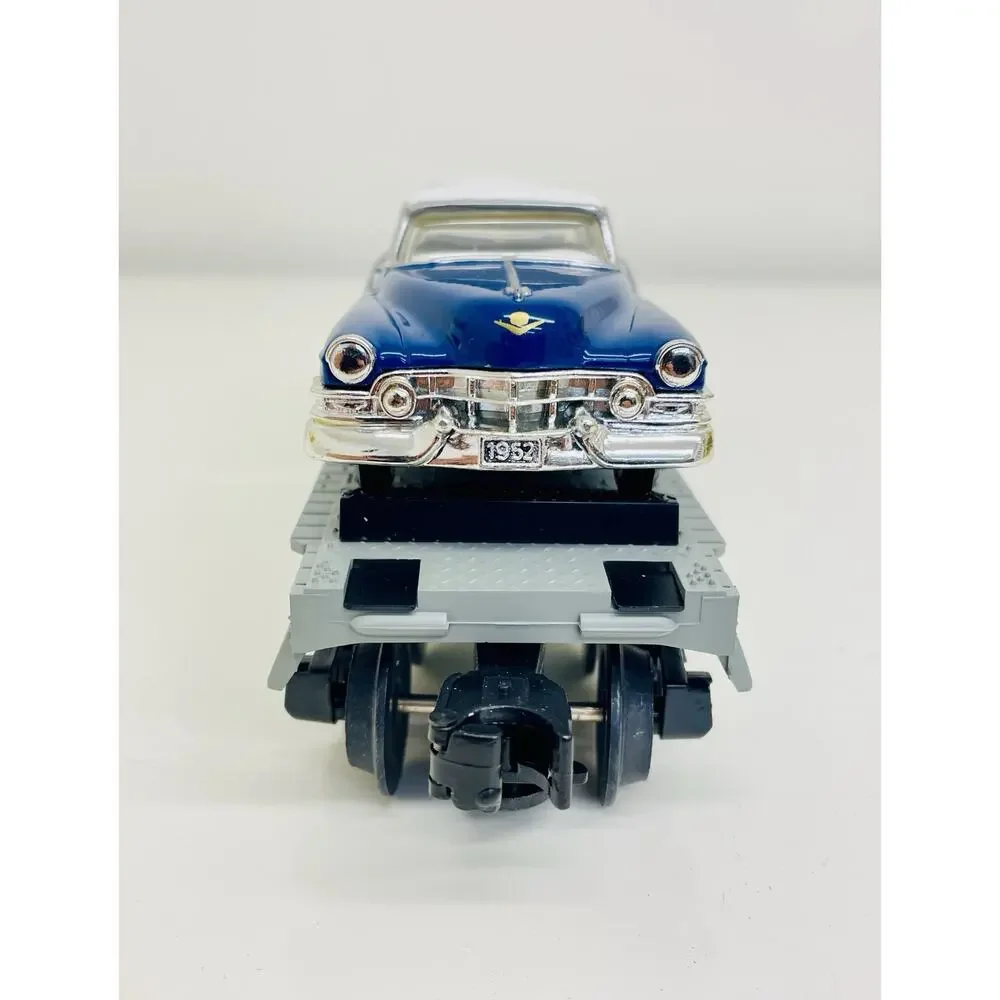 MTH Lines Semi Scale Flat Car w/ Ertl '52 Cadillacs RK-7607L New